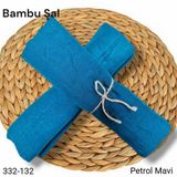 Lady Coco Bambu Kraş Şal (Petrol Mavi) 332-132