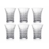 Lady Diamond Büyük Su Bardağı, Kabartmalı Elmas Desenli, Cam, 28 cl, 88 mm Çap, 122 mm Yükseklik, 6'lı Set