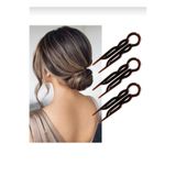 Lady Dolce LD Saç Topuz Tokası (10 ADET) - Kahverengi