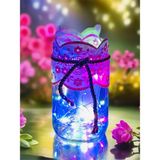 Lady Duck Handmade LED Kavanoz - Şeffaf