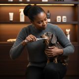 Lady Fify Kedi ve Köpek Için Ergonomik Tasarımlı ve 360° Başlıklı Diş Fırçası - Beyaz