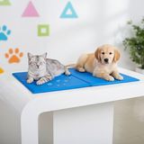 Lady Fify Kedi ve Köpek Için Jel Dolgulu Soğutucu Yatak Matı (50X65CM) - Mavi - 50 x 65 cm