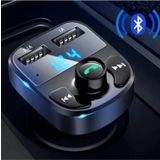 Lady Fit Car X8 Araç Fm Transmitter 5.0 Bluetooth Araç Kiti Usb Mp3 Sd Kart Çakmaklık Girişli Oto Müzik Çalar