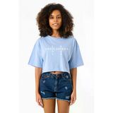 Lady Gaga Abracadabra Bebe Mavi Kadın Crop Tshirt