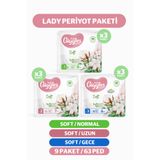 Lady Giggles Lady Soft Hijyenik Ped Mix Paketi 63 Adet