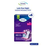 Lady Maxi Night 8 Damla Kadın Mesane Pedi 12'li 6 Paket