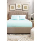 Lady Moda Çift Kişilik %100 Pamuklu Penye Lastikli Çarşaf | Mint - 160 x 200 cm - Mint Yeşili