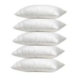 Lady Moda Home 5 Adet Slikon Yastık 1000GR/ADET - 50 x 70 cm - Beyaz