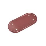 Lady Moss Oval Çanta Tabanı 13X27 - Bordo