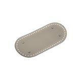 Lady Moss Oval Çanta Tabanı 13X27 - Gri