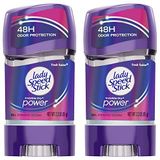 Lady Speed Stick 48HR Terlemeyi Önleyici Deodorant Jel Fresh Füzyon 2,30 oz (2'li Paket)