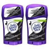 Lady Speed Stick Deodorant 1.4 Ounce Toz Taze Invisi Kuru (41 ml) (2 Paket)