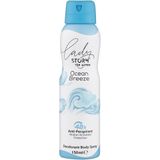 Lady Storm Deodorant Spray for Women Anti Perspirant Ocean Breeze 150 ml (New)