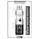 Lady Storm Kadın Deodorant Sprey Terleme Önleyici Ve Koku Giderici Black & White 150 ml