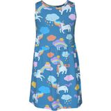 Lady Unicorn Kız Çocuk Desenli Kolsuz Elbise - 8 Yaş