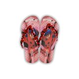 Ladybug Çocuk Parmak Arası Terlik Pembe Kırmızı 30/35