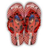 Ladybug Çocuk Parmak Arası Terlik Siyah Kırmızı 30/35