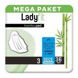 Ladyfit Bambu Ped Mega Gece 36 Ped