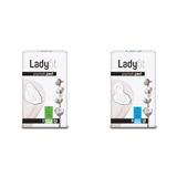 Ladyfit Pamuk 24'lü Normal Vegan Ped ve Ladyfit Pamuk Süper Gece 18'li Vegan Ped