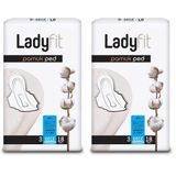 Ladyfit Pamuk Süper Gece 18'li Vegan Ped 2li paket