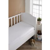 LADYNİL Bebek-çocuk Organik Pamuk Lastikli Penye Çarşaf 60x120 - 70x140 Uyumlu Beyaz