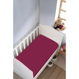 LADYNİL Bebek-çocuk Organik Pamuk Lastikli Penye Çarşaf 60x120 - 70x140 Uyumlu MOR