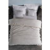 LADYNİL Çift Kişilik Natural Yatak Örtüsü Gri 210x240
