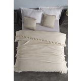 LADYNİL Çift Kişilik Natural Yatak Örtüsü Krem 210x240