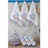 LADYNİL Mutfak Ve Banyo Havlusu 30x50 %100 Pamuk 6 Lı Set