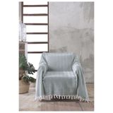 LADYNİL NATURAL BERJER KOLTUK ÖRTÜSÜ TEKLİ KOLTUK YEŞİL 160x160