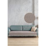 LADYNİL Yıldız Oturma Yerini Kapatan Koltuk Örtüsü Koyukahve 115x200
