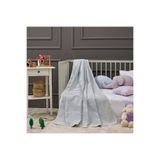 Lafiny - Crown Bebek Battaniye %70 Bambu %30 Mikro Kumaş 110CM x 150CM Mavi