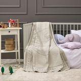 Lafiny - Sweat Bear Bambu Battaniye %70 Bambu %30 Mikro Kumaş 110CM x 150CM Gri