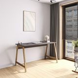 Lagomood Denge Çalışma Masası 140 cm Antrasit Ceviz - 140 cm - Antrasit - Ceviz