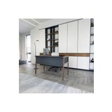 Lagomood Zenith Çalışma Masası 120 cm Antrasit Ceviz