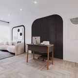Lagomood Zenith Çalışma Masası 90 cm Antrasit Ceviz