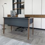 Lagomood Zenith Çalışma Masası, Antrasit Ceviz, 120Cm