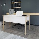 Lagomood Zenith Çalışma Masası, Beyaz Meşe, 120Cm