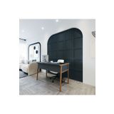 Lagomood Zenith Çalışma Masası Kitaplık Takım, Antrasit Ceviz, 120Cm