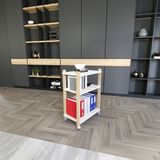 Lagomood Zenith Kitaplık Beyaz Meşe - Beyaz - Meşe