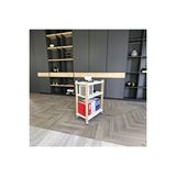 lagomood Zenith Kitaplık Beyaz Meşe