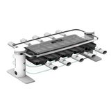 Lagrange 10 Kişilik Raclette Makinesi, 1200 W, Cam Plakalar, Kolay Temizlik İçin Çıkarılabilir Üst Plaka, Entegre Tava Dayanağı, Basit Tasarım, Açma/Kapama Düğmesi, 079901