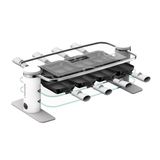Lagrange Raclette Makinesi 8 Kişilik, 1000 W, Cam Plakalar, Kolay Temizlik İçin Çıkarılabilir Üst Plaka, Entegre Tava Dayanağı, Basit Tasarım, Açma/Kapama Düğmesi, 079801