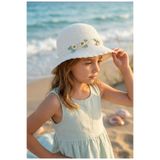 LAGRANZE Mini Elegance Hasır Şapka 4-8 Yaş