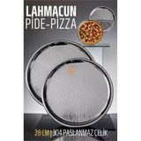Lahmacun Pizza Pide Pişirme Tepsisi 28 Cm 2 Li Set 721314