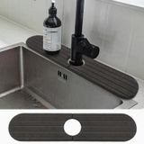 Laidawoo Mutfak Bataryası Emici Mat, Lavabo Bataryası için Diyatomit Sıçrama Koruması, Mutfak Lavabo için Musluk Mat, Diyatomlu Toprak Hızlı Kuruyan Taş Lavabo Tepsisi, Hızlı Kuruyan Su Emici Taş