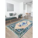Laila Rustik Desenli El Dokuma Yün Halı 140x261 cm