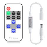 LaiPuDuo RF Mini Uzaktan Kumanda Tek Renk LED Şerit Işıklar için Kısıcı DC12 – 24 V Kablosuz Uzaktan Kumanda Tüm Kısılabilir 3528 5050 LED Şeritler için