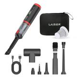 Laiser Vd-101 Kompakt Led Ekranlı 17.000 Pa 3In1 Çekme-Vakum-Üfleme Özellikli Şarjlı Araç Süpürgesi