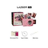 Laiser Z5S Instant Kamera ve Fotoğraf Yazıcısı - Şipşak Fotoğraf Makinesi -Pembe